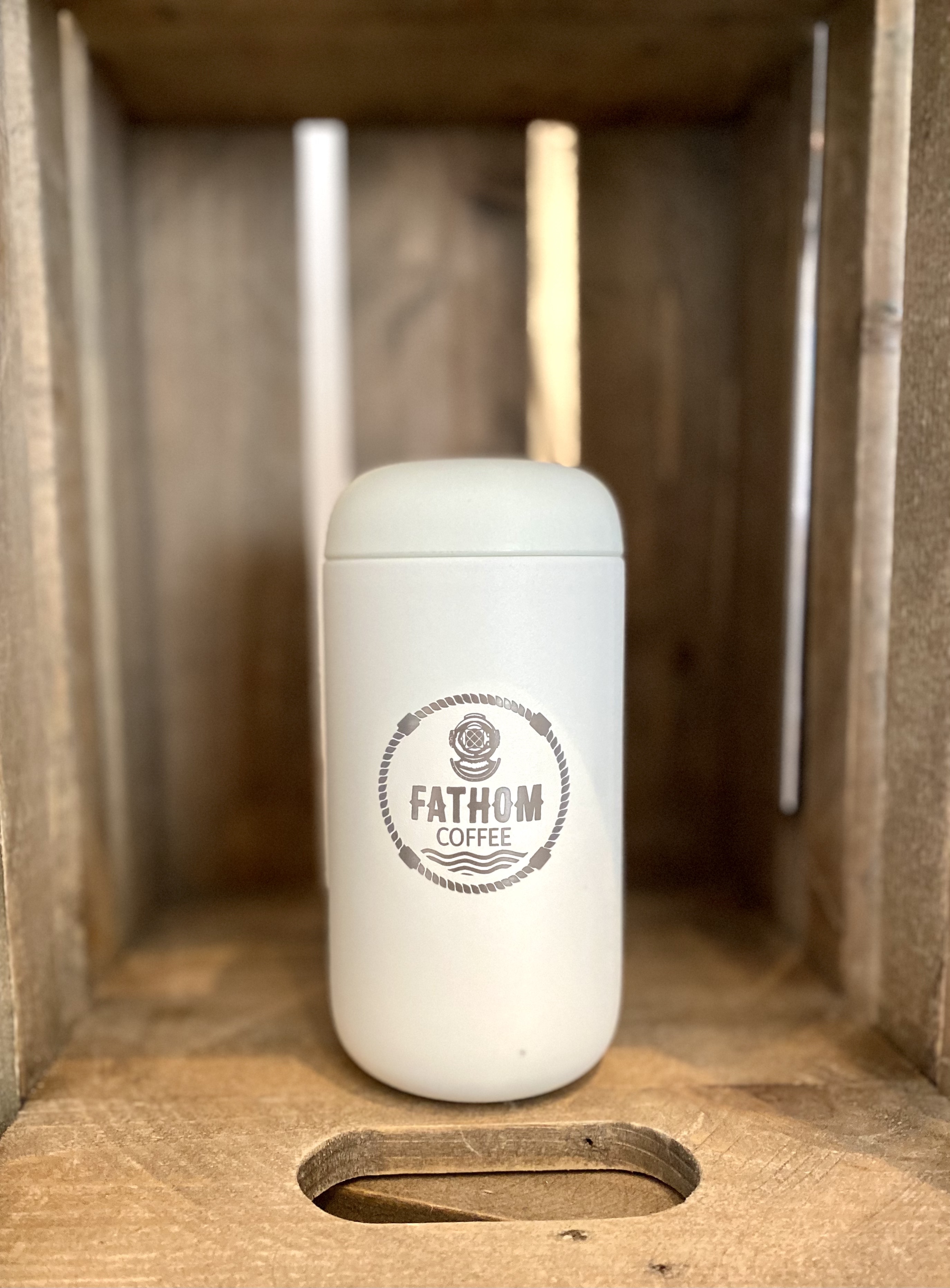 White Fathom Coffee Carter Move Mug (12oz)